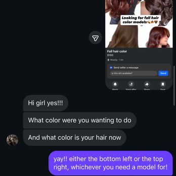 Mane Aura Salon - proof that i told her i hadn't dyed my hair in years - Hair Salons Near Me - Sacramento, California