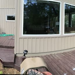 BEFORE NRC: Tired old deck, empty hot tub hut from when we moved in BEFORE NRC: Tired old deck, empty hot tub hut from when we moved in