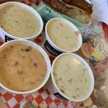 Pike Place Chowder - Chowder sampler and crab rill - Seafood Near Me - Seattle, Washington