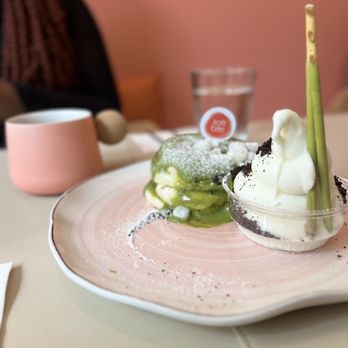 Softbite - Very Matcha Pancake - Desserts Near Me - Long Island City, New York