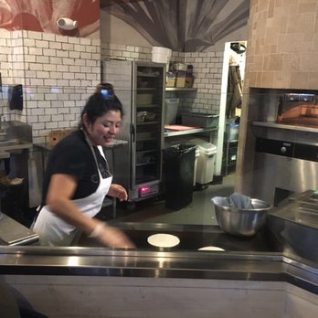 Choza - Here's part of their secret, home made tortillas. This lady is a rock star!!! - Mexican Near Me - Tigard, Oregon