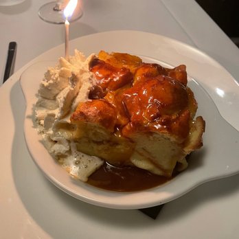 Anthony's Chophouse - Bread pudding with caramel sauce - Steakhouses Near Me - Carmel, Indiana