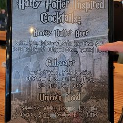 Lore Brewing - Specials Harry potter drinks for trvia night