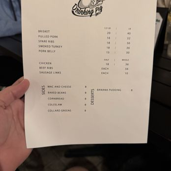 Drinking Pig BBQ - Menu - Barbeque Near Me - Miami, Florida Drinking Pig BBQ - Menu - Barbeque Near Me - Miami, Florida