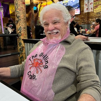 The Boiling Crab - My dad was a fish out of water here (pun intended) but he enjoyed it! - Seafood Near Me - Las Vegas, Nevada