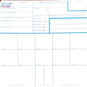 Fingerprints On The Go - FD-258 is the standard card used by the FBI - Notaries Near Me - New Braunfels, Texas Fingerprints On The Go - FD-258 is the standard card used by the FBI - Notaries Near Me - New Braunfels, Texas