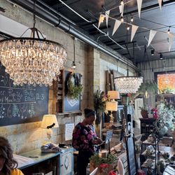 Urban Garage Market - Loving these chandeliers at the cashwrap