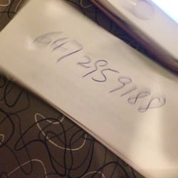 Aji Sai Japanese Restaurant LLBO - 6472959188 - number and wifi password!