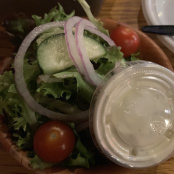 Caliente Pizza & Drafthouse - Side salad with homemade ranch dressing - Pizza Near Me - Pittsburgh, Pennsylvania