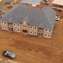 Construction Site Progress with Drone.