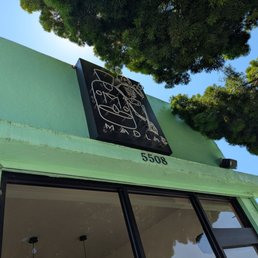 Exterior outside entrance of Mad Lab Coffee - Los Angeles, California Exterior outside entrance of Mad Lab Coffee - Los Angeles, California