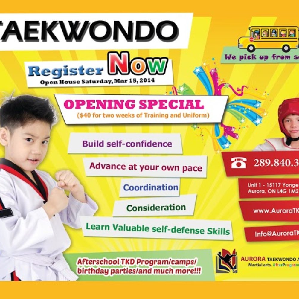 Aurora TKD - Taekwondo Near Me - Aurora, Ontario Aurora TKD - Taekwondo Near Me - Aurora, Ontario