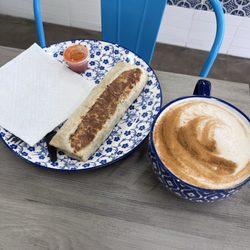 Bravo Caffe - Chia latter and vegan breakfast burrito