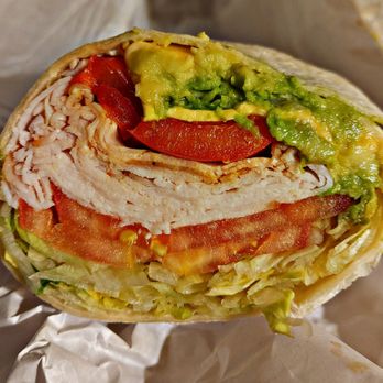 Lenz Delicatessen - Turkey Wrap with Lettuce, Tomato, Avocado & Roasted Red Peppers. Fantastic and huge! - Delis Near Me - New York, New York Lenz Delicatessen - Turkey Wrap with Lettuce, Tomato, Avocado & Roasted Red Peppers. Fantastic and huge! - Delis Near Me - New York, New York
