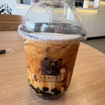 Daboba - 16 oz brown sugar milk tea - Bubble Tea Near Me - Gilbert, Arizona