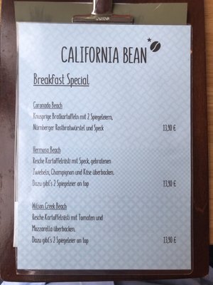 Menu photo 6 California Bean Munich, BY Menu photo 6 California Bean Munich, BY