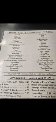 Menu photo 4 Hinkle's Sandwich Shop Madison, IN