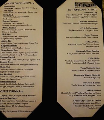 Menu photo 1 La Cigale Delray Beach, FL Menu photo 1 La Cigale Delray Beach, FL