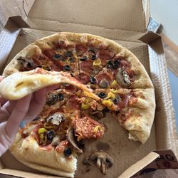 Pizza Hut - Extremely thin pizza