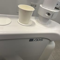 Cup from a previous patient Cup from a previous patient
