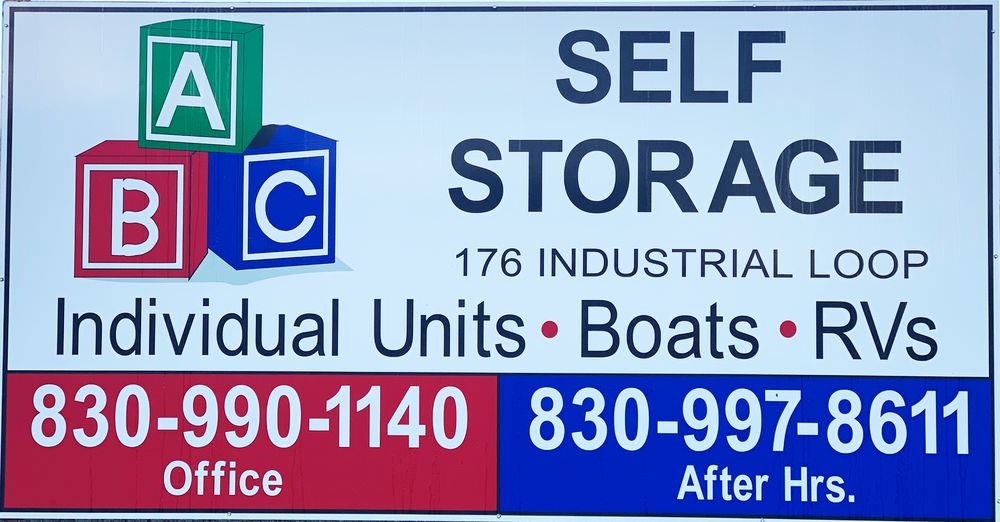 ABC SELF STORAGE Updated April 2024 176 Industrial Lp