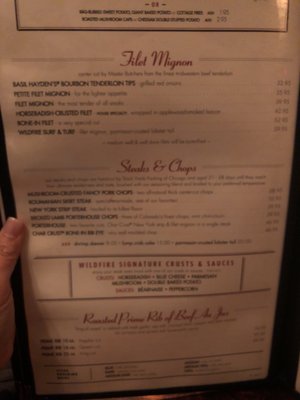 Menu photo 5 Wildfire Eden Prairie, MN Menu photo 5 Wildfire Eden Prairie, MN