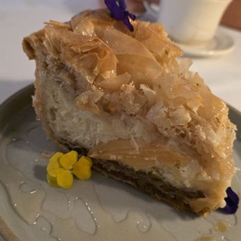 Lemon & Thyme - Baklava Cheesecake - New American Near Me - Costa Mesa, California Lemon & Thyme - Baklava Cheesecake - New American Near Me - Costa Mesa, California