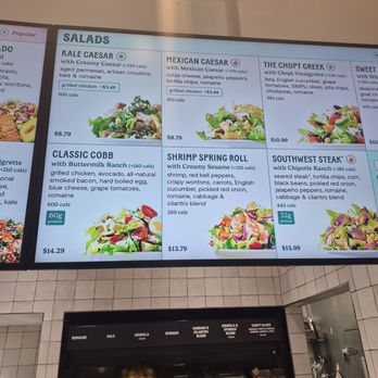 Chopt Creative Salad Co. - Menu - Salad Near Me - Towson, Maryland Chopt Creative Salad Co. - Menu - Salad Near Me - Towson, Maryland