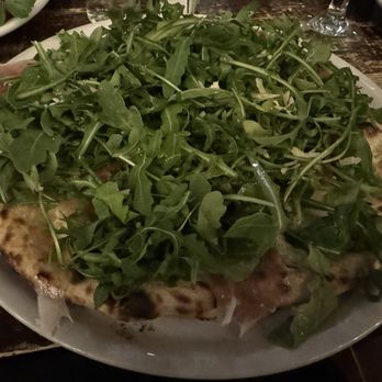 Quattro Gatti - Arugula and prosciutto pizza - Italian Near Me - Austin, Texas
