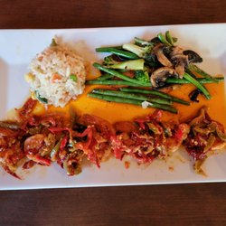 Los Chaparritos Latin Food - Shrimp Al Ajillo
