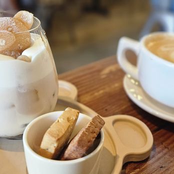 Hide Out Cafe - Tiramisu Latte $7.00 + Boba Bear Set $8.50 - Cafes Near Me - Rowland Heights, California