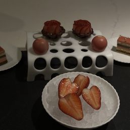 Dessert; strawberry-themed