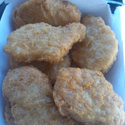 McDonald's - 8 nuggets in my 10 piece order at the drive-thru - thanks a bunch!