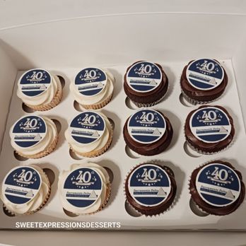Sweet Expressions Desserts - Custom cupcakes (half are mimosa flavored, half chocolate) - Desserts Near Me Sweet Expressions Desserts - Custom cupcakes (half are mimosa flavored, half chocolate) - Desserts Near Me