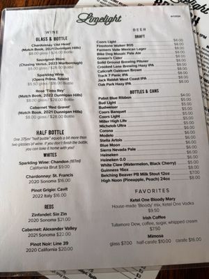Menu photo 5 Limelight Bar & Cafe Sacramento, CA Menu photo 5 Limelight Bar & Cafe Sacramento, CA