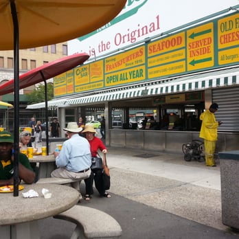 Nathan's Famous - Nice out of this world. Tourists trap. The staff was not friendly. Oh well checked off the bucket list. - Hot Dogs Near Me - Brooklyn, New York Nathan's Famous - Nice out of this world. Tourists trap. The staff was not friendly. Oh well checked off the bucket list. - Hot Dogs Near Me - Brooklyn, New York