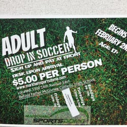 Markham Sports Dome - Drop in soccer times!