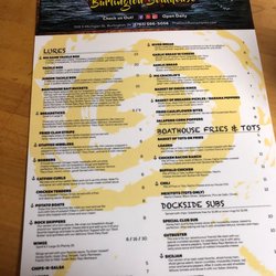 Burlington Boathouse - Menu