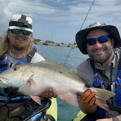 Silver Kings Kayak Charters - 15# Mutton Snapper with Carter from Silver King Kayak