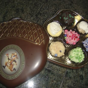 Chubby Chipmunk Hand-Dipped Chocolates - A delicous acorn tin - Chocolatiers & Shops Near Me - Deadwood, South Dakota