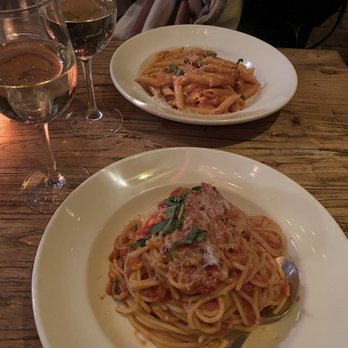 Ainslie - Spaghetti Pomodoro and Penne Alla Vodka - Beer Gardens Near Me - Brooklyn, New York Ainslie - Spaghetti Pomodoro and Penne Alla Vodka - Beer Gardens Near Me - Brooklyn, New York