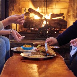 The Redding Roadhouse - Dinner for two by the fire.
