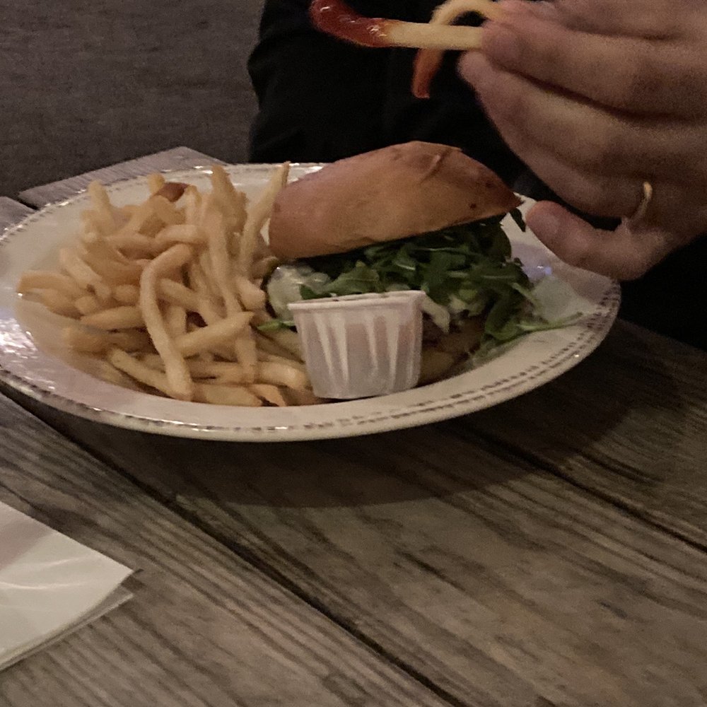 Chow Daddy's - Chow daddy's burger, someone was excited to eat before I caught the pic - New American Near Me - Hilton Head Island, South Carolina Chow Daddy's - Chow daddy's burger, someone was excited to eat before I caught the pic - New American Near Me - Hilton Head Island, South Carolina