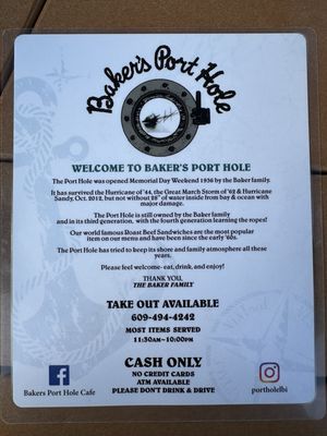Baker's Port Hole Bar, Restaurant & Liquor Store by null