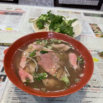 Pho Ba Co - Rare steak pho in regular size. - Vietnamese Near Me - Irvine, California Pho Ba Co - Rare steak pho in regular size. - Vietnamese Near Me - Irvine, California
