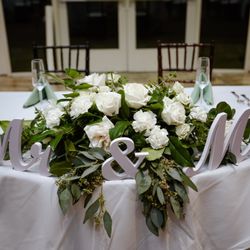 Our table arrangement