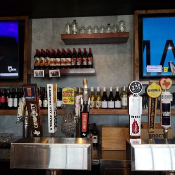 Social Pie - Just a sample of the wine and beer selection! - Pizza Near Me - Dallas, Texas