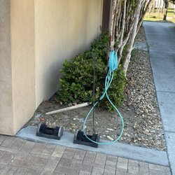 Alaqua Country Club - Shoe cleaner! At the back side of the club house after finishing hole 18