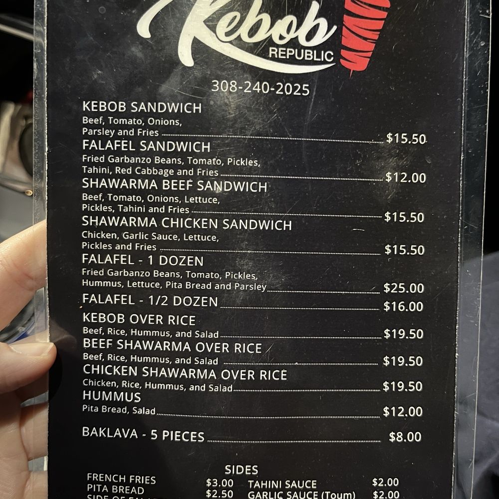 Kebob Republic - Menu - Mediterranean Near Me - Kearney, Nebraska Kebob Republic - Menu - Mediterranean Near Me - Kearney, Nebraska