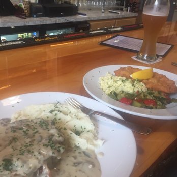 Hansa Brewery - Hackbraten and schnitzel, both really really good! - Breweries Near Me - Cleveland, Ohio